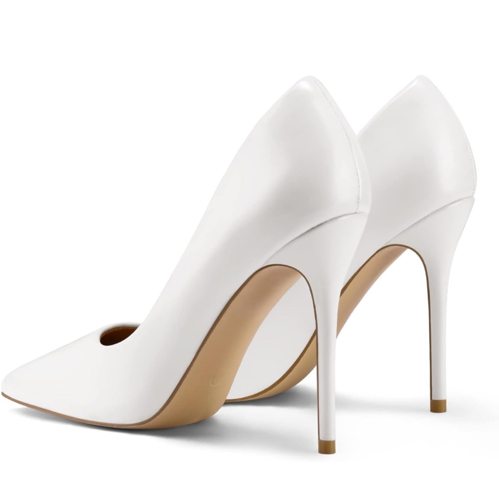 mysoft Women's High Heels Pumps Closed Pointed Toe Shoes